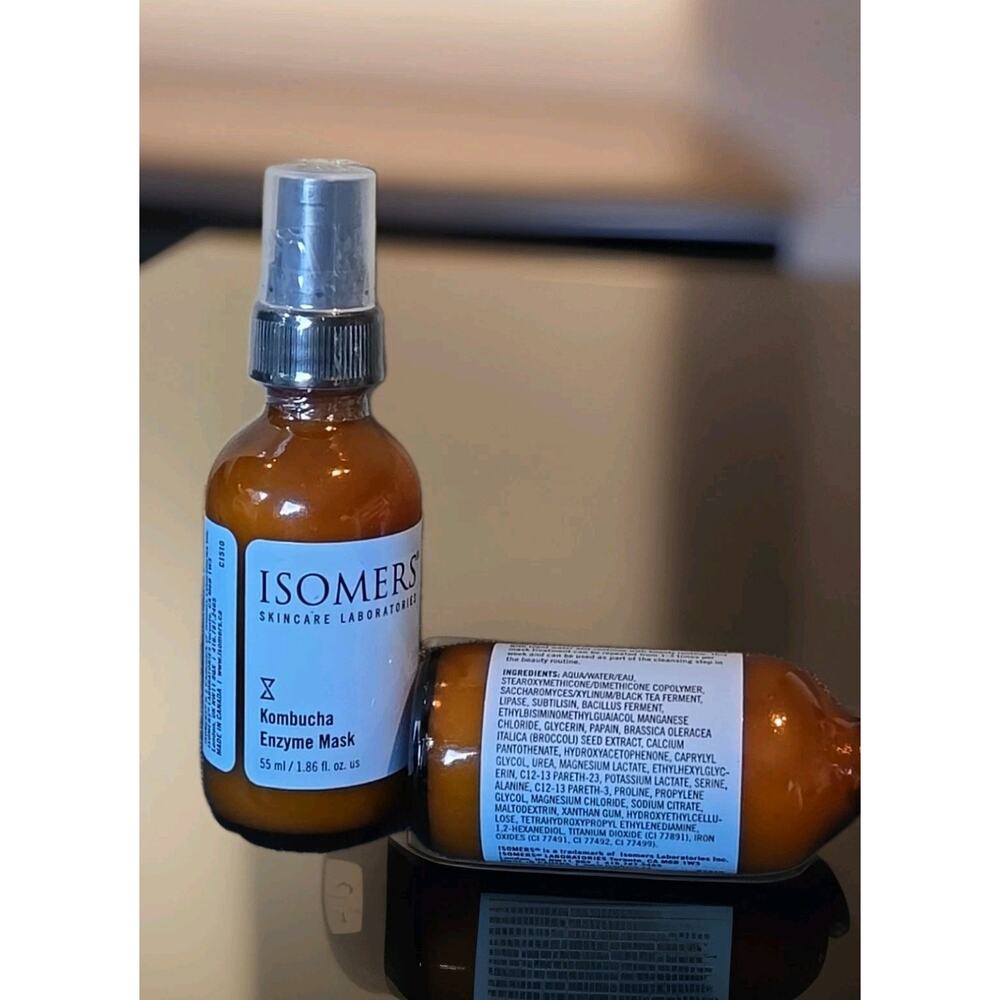Lot of 2 NEW Isomers Kombucha‎ Enzyme Mask, 55 ml/1.86 fl oz SEALED =3.72 fl oz